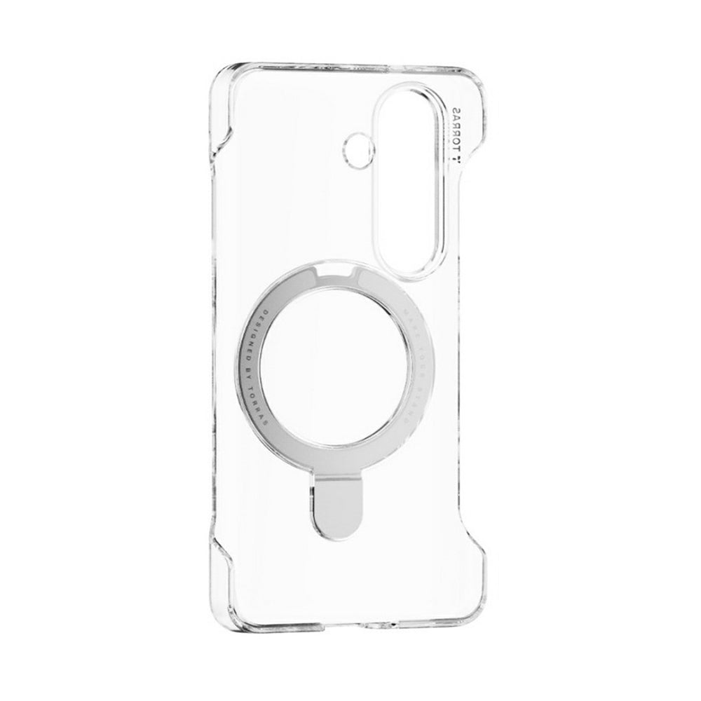 Puzdro MagSafe pre Samsung Galaxy S26 S942, Torras, Ostand Slim, Transparentné