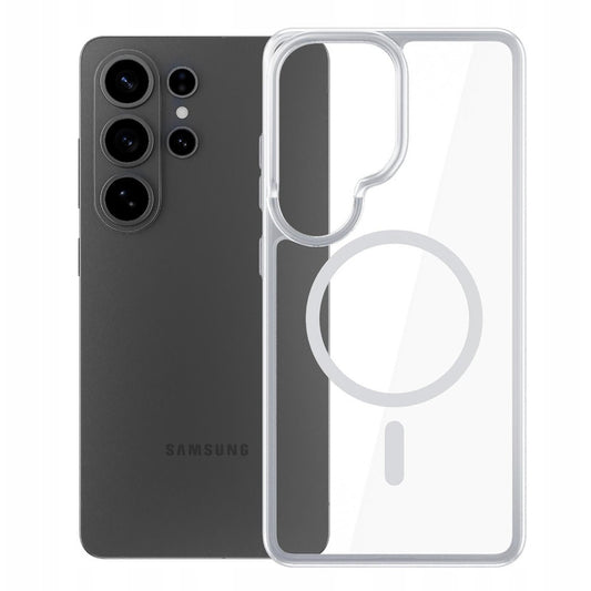 Puzdro MagSafe pre Samsung Galaxy S26 Ultra, 3MK, Armor MagCase, Priehľadné