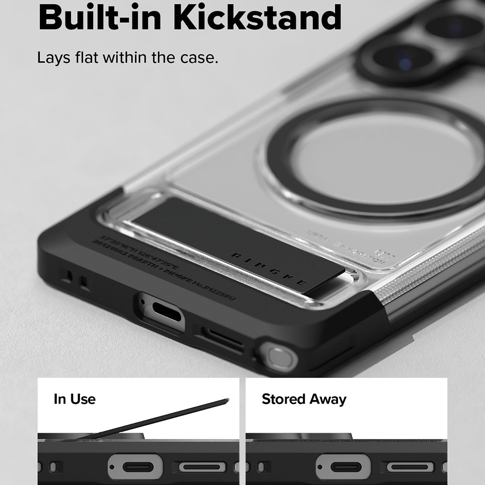 Puzdro MagSafe pre Samsung Galaxy S26 Ultra S948, Ringke, UX, Priehľadné