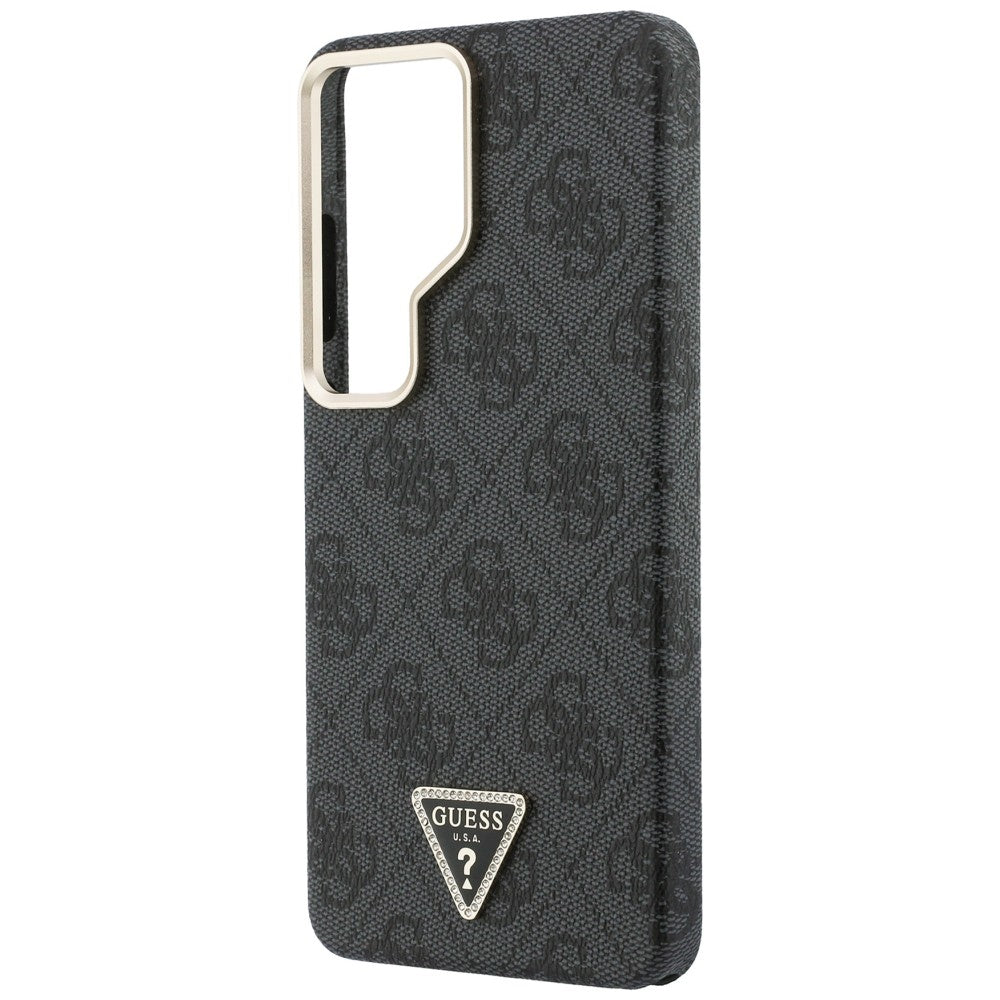 Puzdro MagSafe pre Samsung Galaxy S26 Ultra S948, Guess, 4G Triangle Logo, Čierne