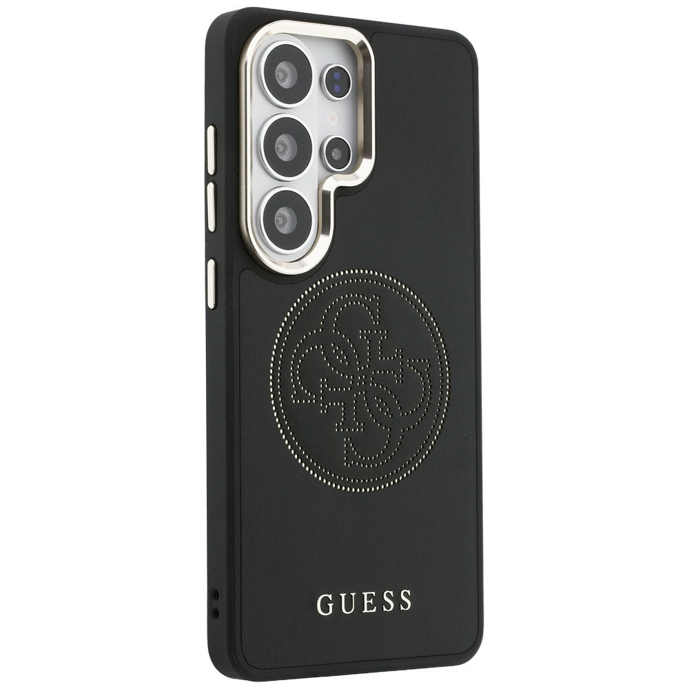 Puzdro MagSafe pre Samsung Galaxy S26 Ultra S948, Guess, Perforated Logo, Čierne