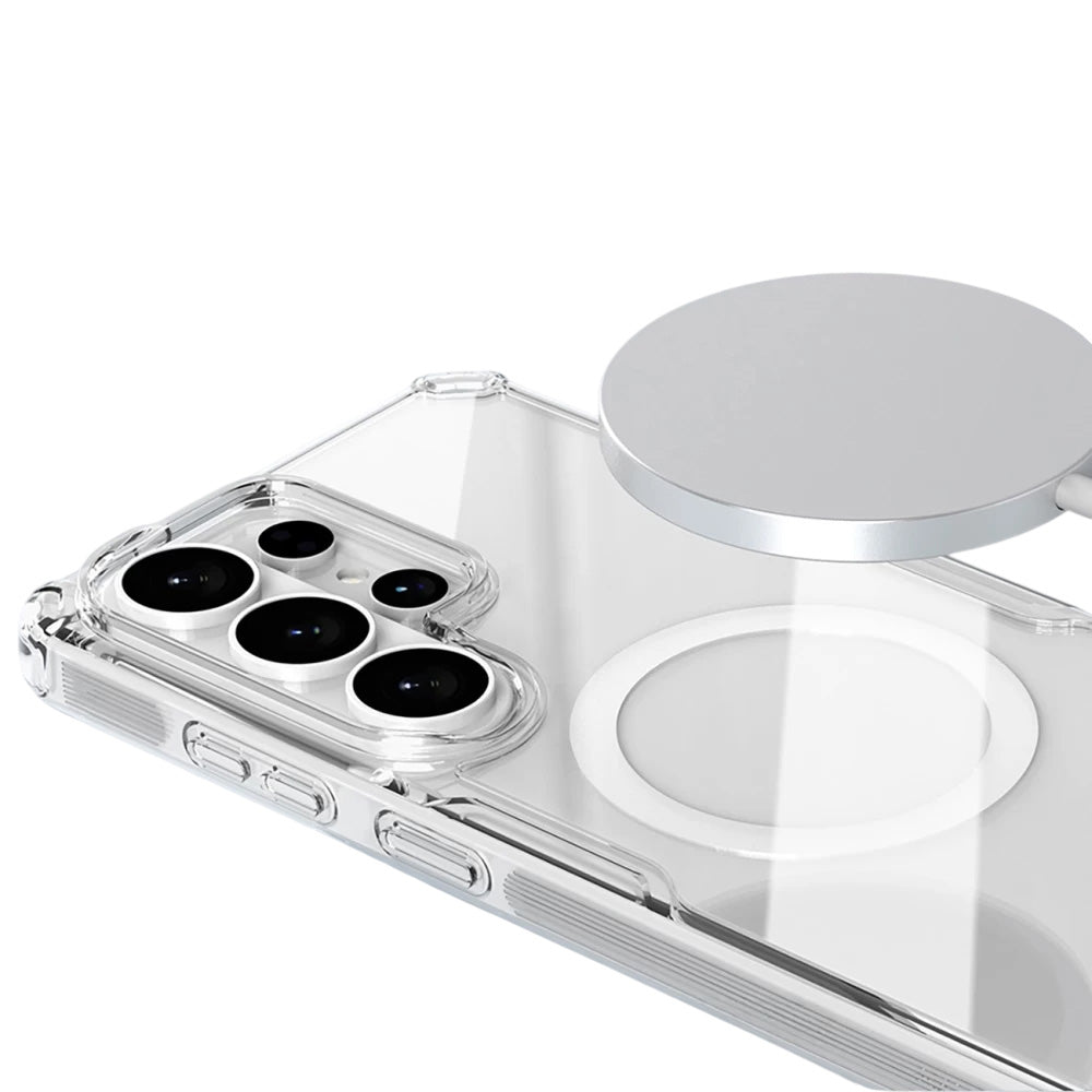 MagSafe puzdro pre Samsung Galaxy S26 Ultra S948, Nillkin, Nature Pro, Biele