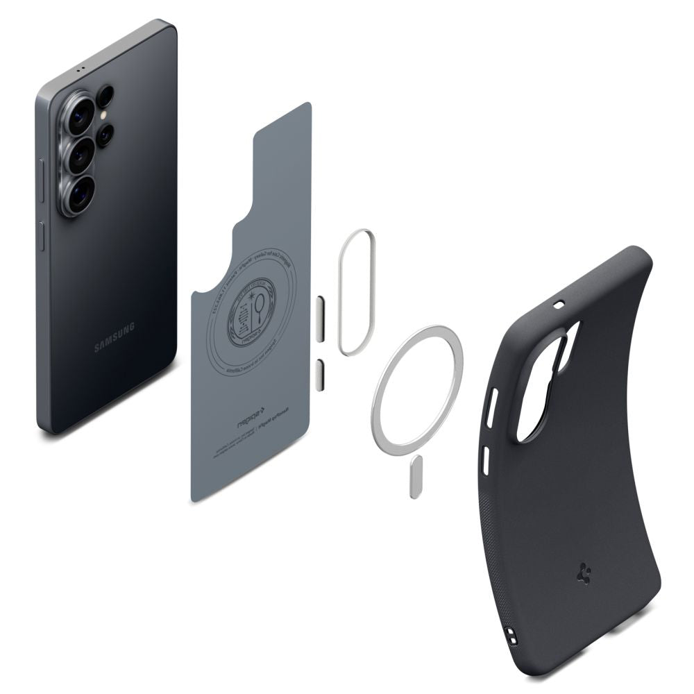 Puzdro MagSafe pre Samsung Galaxy S26 Ultra S948, Spigen, Caseology Nano Pop, Čierne