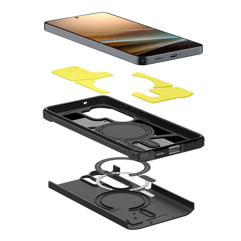 Puzdro MagSafe pre Samsung Galaxy S26 Ultra S948, Spigen, Tough Armor, Čierne ACS10684