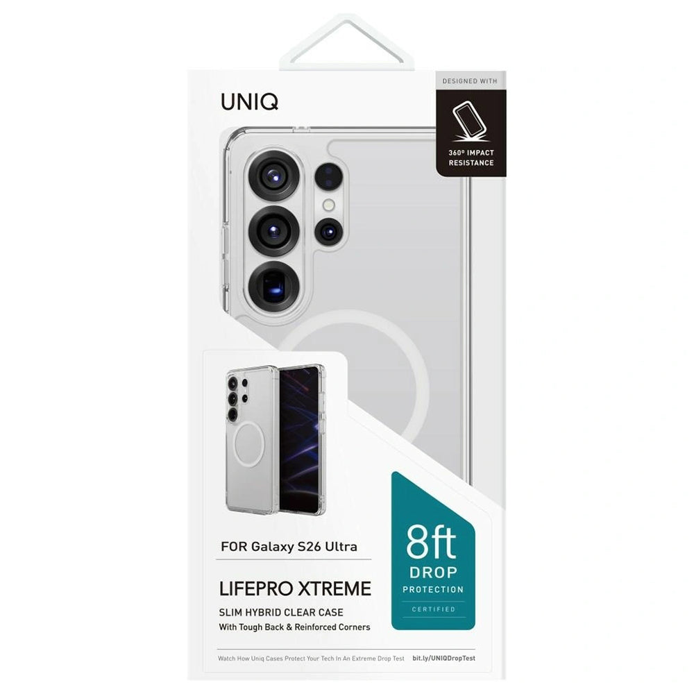 Puzdro MagSafe pre Samsung Galaxy S26 Ultra S948, UNIQ, LifePro Xtreme MagClick, Priehľadné