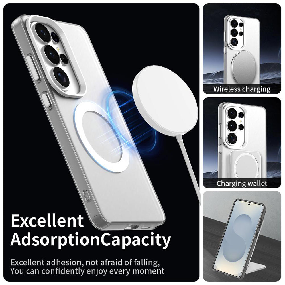 MagSafe puzdro pre Samsung Galaxy S26 Ultra S948, Techsuit, CandyCase, Biele