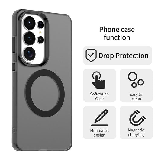 Puzdro MagSafe pre Samsung Galaxy S26 Ultra, Techsuit, CandyCase, Čierne