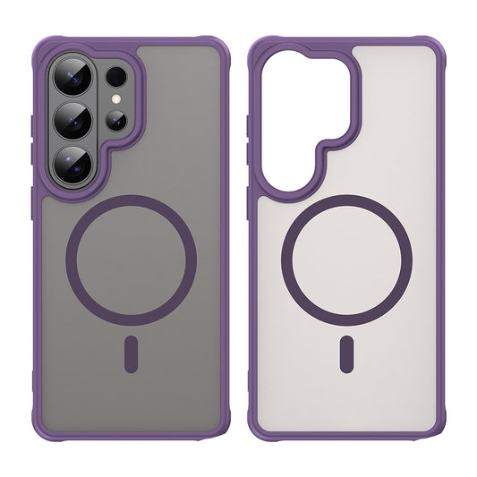 Puzdro MagSafe pre Samsung Galaxy S26 Ultra, Techsuit, HaloFrost II, Fialová