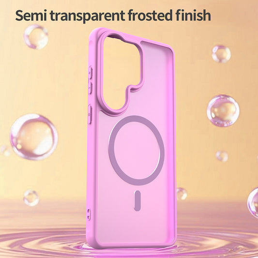 Puzdro MagSafe pre Samsung Galaxy S26 Ultra, Techsuit, HaloFrost II, Ružová