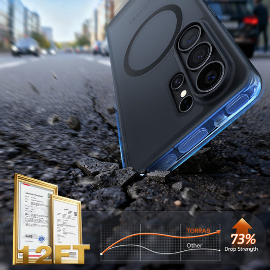 Puzdro MagSafe pre Samsung Galaxy S26 Ultra, Torras, Guardian, Čierne