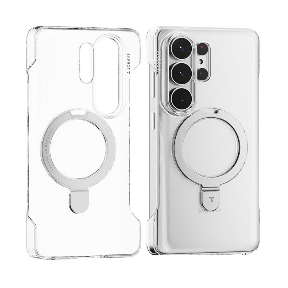 Puzdro MagSafe pre Samsung Galaxy S26 Ultra S948, Torras, Ostand Slim, Transparent