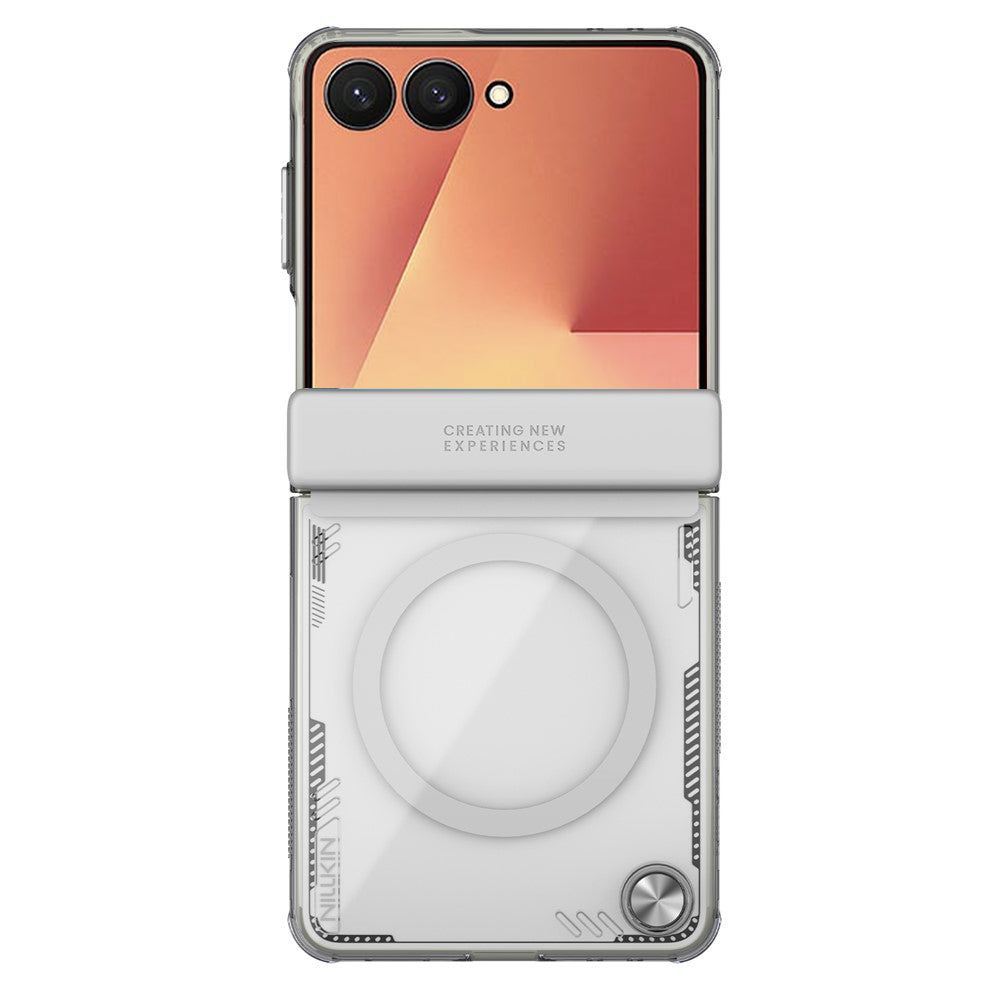 MagSafe puzdro pre Samsung Galaxy Z Flip7 F766, Nillkin, Iceblade, Sivá
