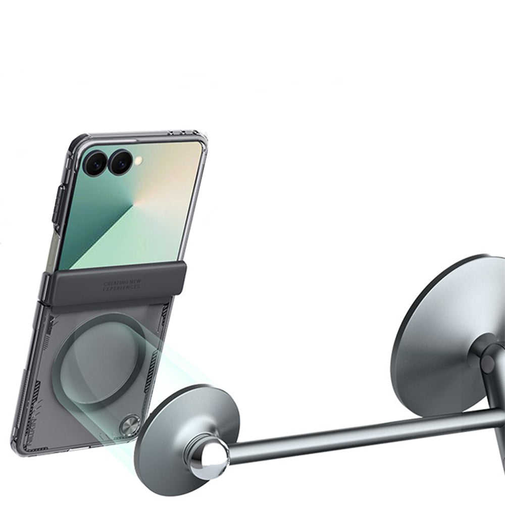 MagSafe puzdro pre Samsung Galaxy Z Flip7 F766, Nillkin, Iceblade, Hnedé