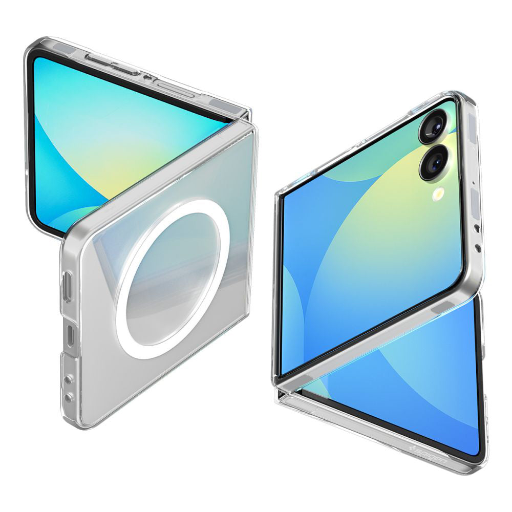 MagSafe puzdro pre Samsung Galaxy Z Flip7 F766, Spigen, Air Skin, priehľadné ACS09556