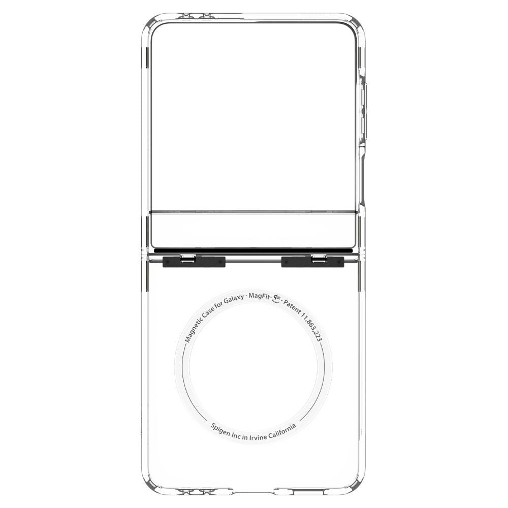 Puzdro MagSafe pre Samsung Galaxy Z Flip7 F766, Spigen, Ultra Hybrid Pro, Transparentné ACS09559