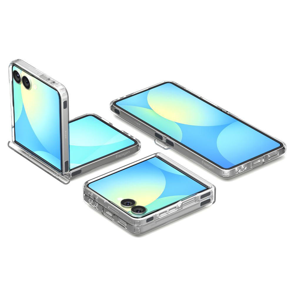 Puzdro MagSafe pre Samsung Galaxy Z Flip7 F766, Spigen, Ultra Hybrid Pro, Transparentné ACS09559