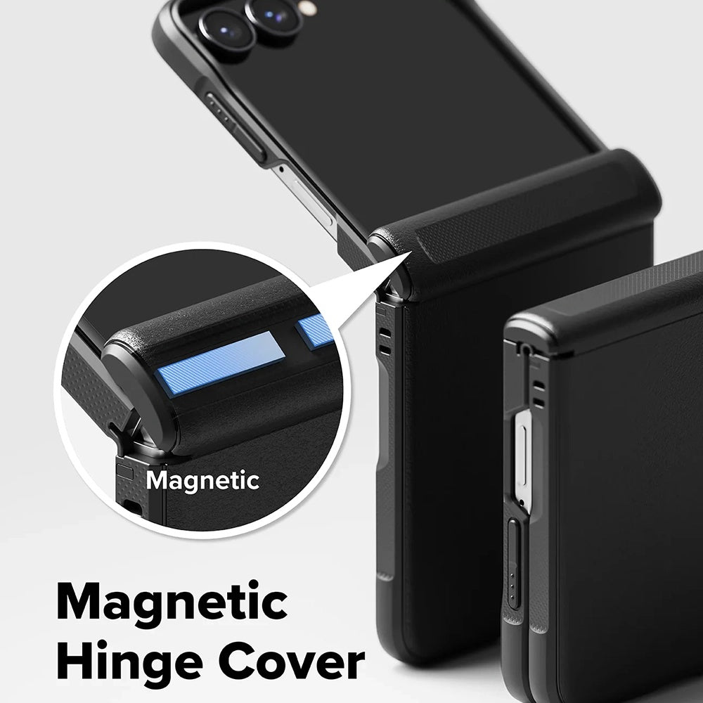 MagSafe puzdro pre Samsung Galaxy Z Flip8 F776, Ringke, Onyx Flap, Čierne