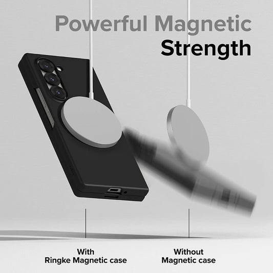 Puzdro MagSafe pre Samsung Galaxy Z Fold6 F956, Ringke, Slim, Čierne