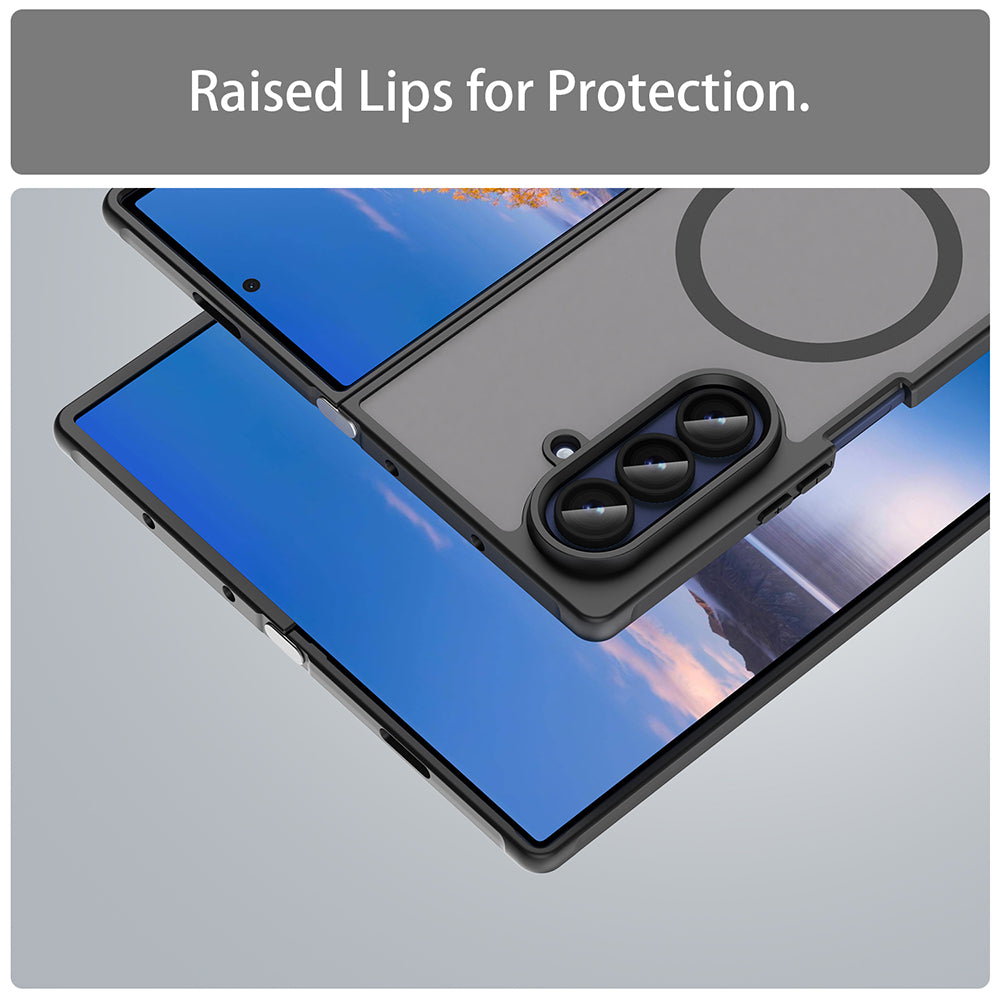 MagSafe puzdro pre Samsung Galaxy Z Fold7 F966, Techsuit, HaloFrost II, čierne