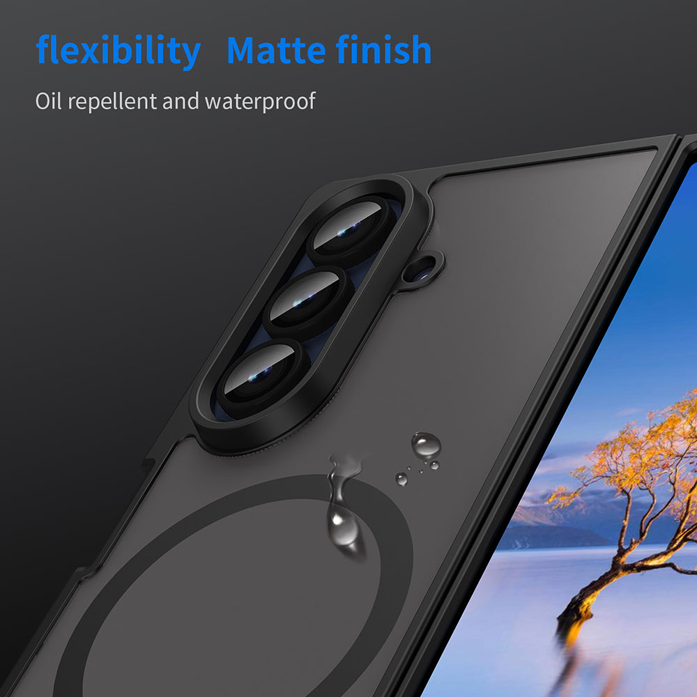 MagSafe puzdro pre Samsung Galaxy Z Fold7 F966, Techsuit, HaloFrost II, čierne
