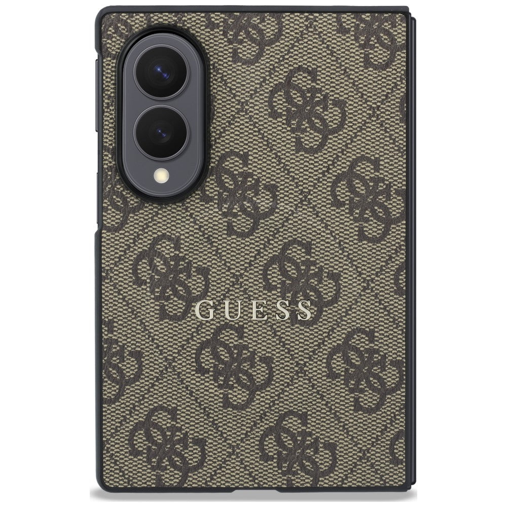 MagSafe puzdro pre Samsung Galaxy Z Fold8 F971, Guess, 4G Leather Classic, Hnedé