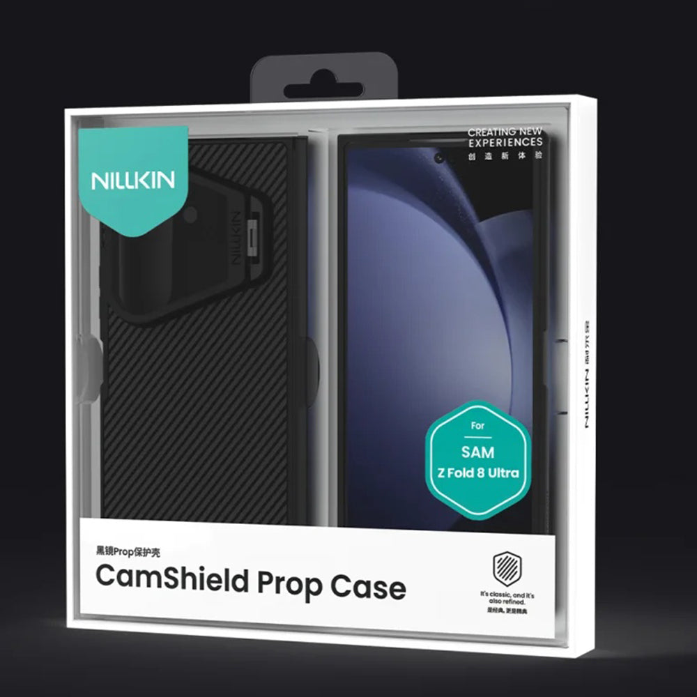 MagSafe puzdro pre Samsung Galaxy Z Fold8 Ultra F976, Nillkin, CamShield Prop s priehľadným čiernym krytom objektívu, čierne