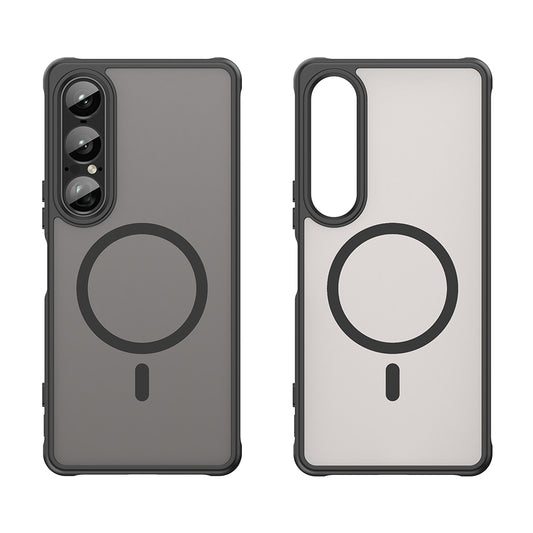 MagSafe puzdro pre Sony Xperia 1 VII, Techsuit, HaloFrost II, čierne