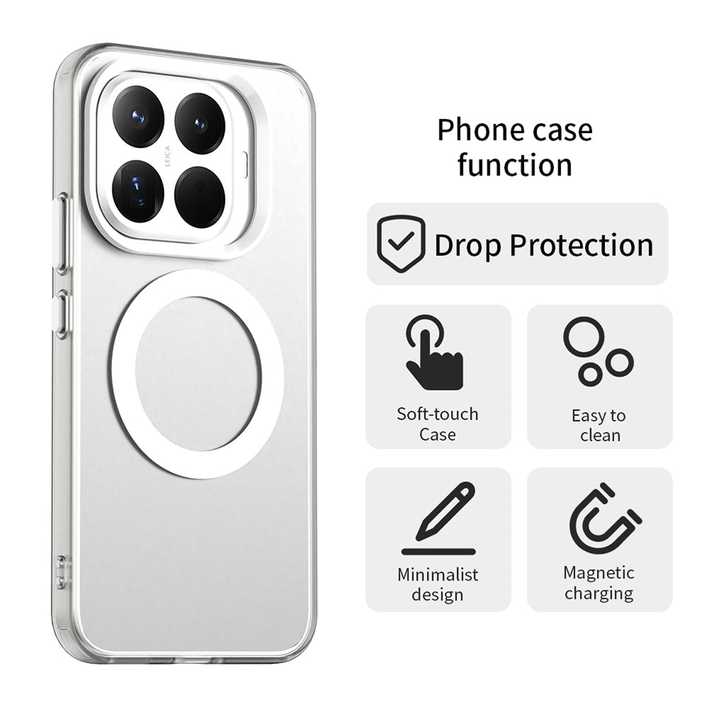 Puzdro MagSafe pre Xiaomi 15T Pro, Techsuit, CandyCase, Biela