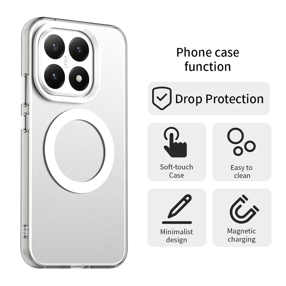 Puzdro MagSafe pre Xiaomi 15T, Techsuit, CandyCase, Biela