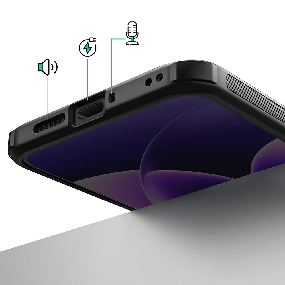 MagSafe puzdro pre Xiaomi 17, Nillkin, Super Shield Pro, Čierne Priehľadné Matné
