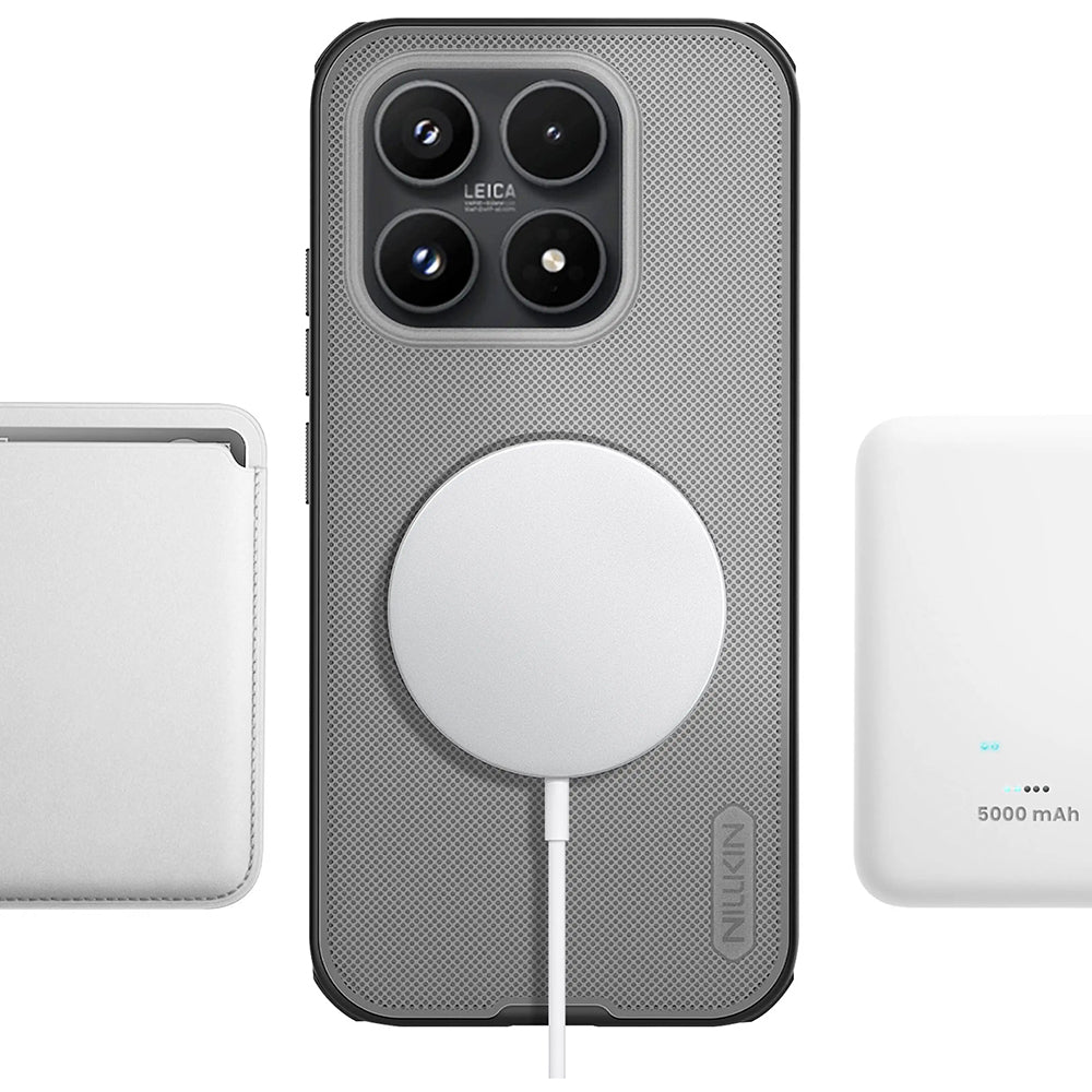 MagSafe puzdro pre Xiaomi 17, Nillkin, Super Shield Pro, Čierne Priehľadné Matné