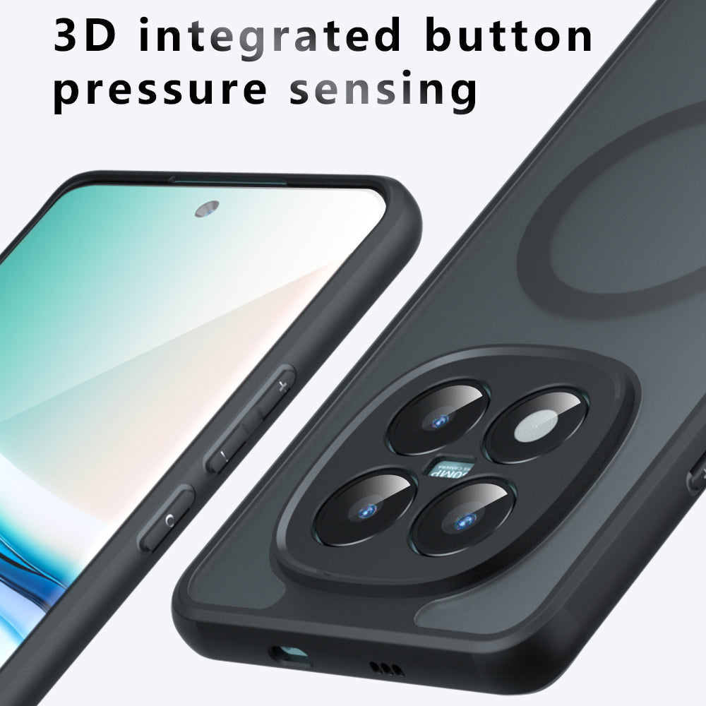 Puzdro MagSafe pre Xiaomi 17, Techsuit, PureFrost, Saténová Čierna