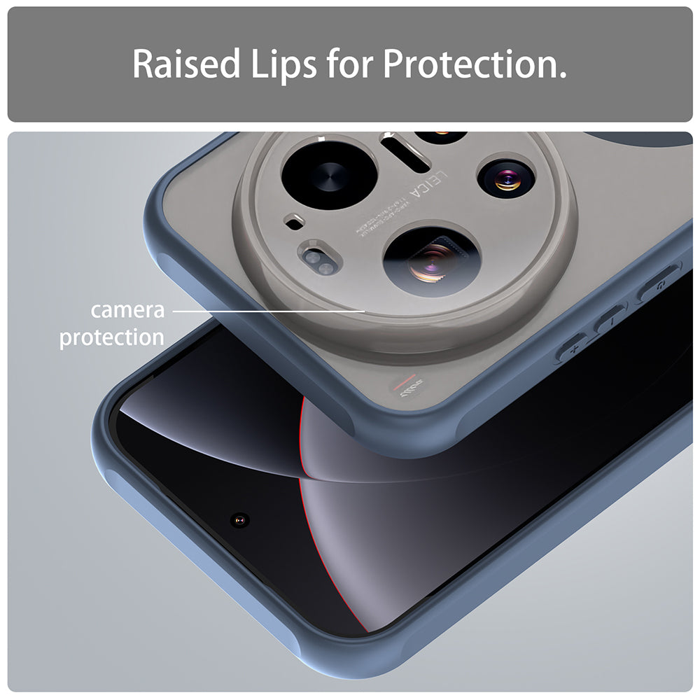 Puzdro MagSafe pre Xiaomi 17 Ultra, Techsuit, HaloFrost II, Námornícka modrá