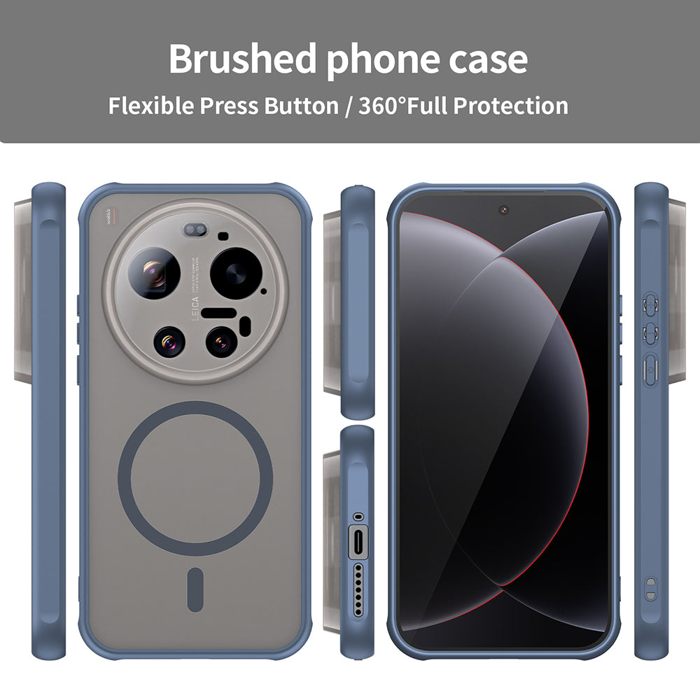 Puzdro MagSafe pre Xiaomi 17 Ultra, Techsuit, HaloFrost II, Námornícka modrá