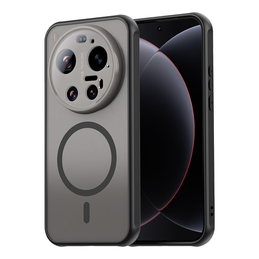 Puzdro MagSafe pre Xiaomi 17 Ultra, Techsuit, HaloFrost II, Čierne
