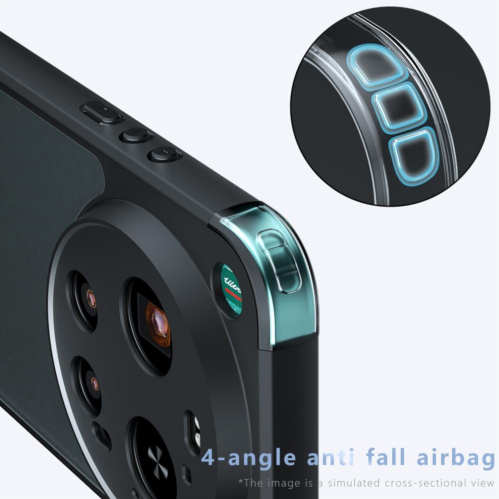 Puzdro MagSafe pre Xiaomi 17 Ultra, Techsuit, PureFrost, Saténová Čierna