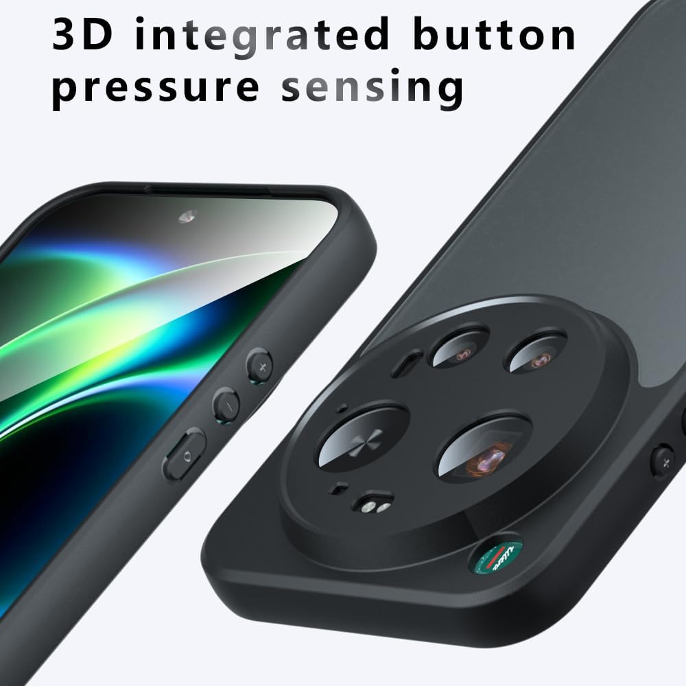 Puzdro MagSafe pre Xiaomi 17 Ultra, Techsuit, PureFrost, Saténová Čierna