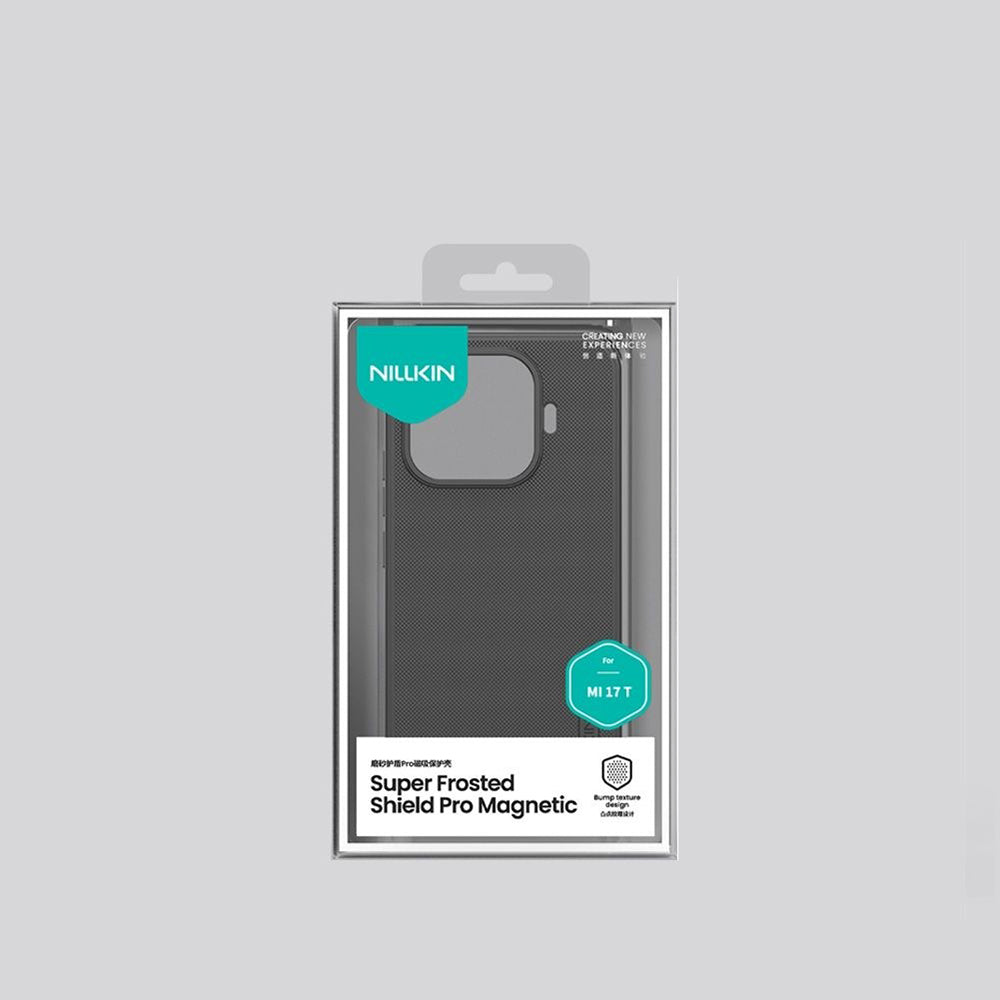 MagSafe puzdro pre Xiaomi 17T, Nillkin, Super Shield Pro, Čierna saténová