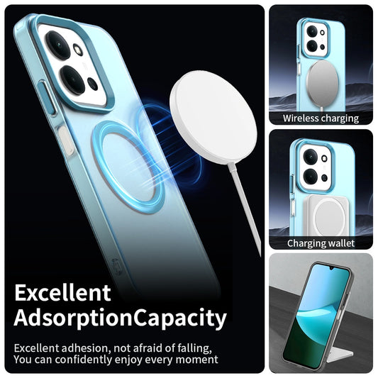 MagSafe puzdro pre Xiaomi Poco C85 4G / Redmi 15C 5G / 15C 4G, Techsuit, CandyCase, modré