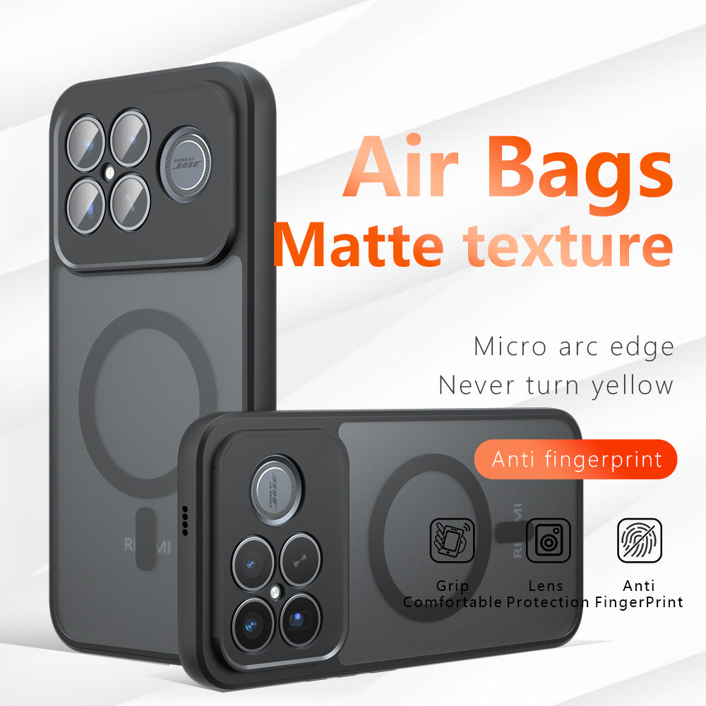 Puzdro MagSafe pre Xiaomi Poco F8 Ultra, Techsuit, PureFrost, Saténová Čierna
