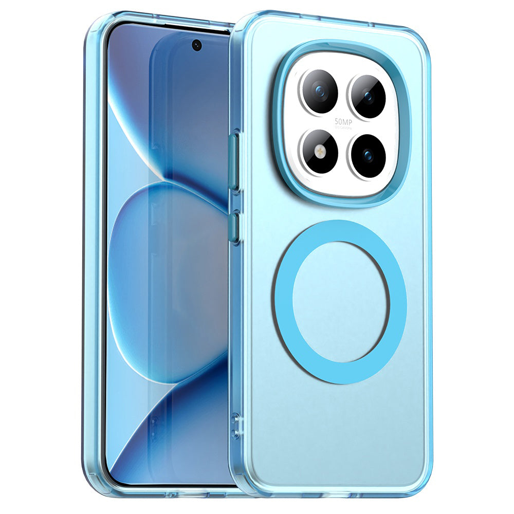 Puzdro MagSafe pre Xiaomi Poco M8 Pro / Redmi Note 15 Pro+ 5G, Techsuit, CandyCase, Modrá