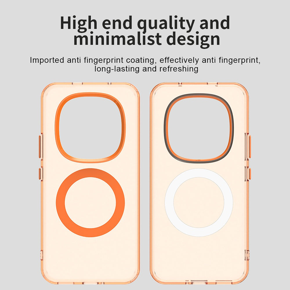 Puzdro MagSafe pre Xiaomi Poco M8 Pro / Redmi Note 15 Pro+ 5G, Techsuit, CandyCase, Oranžové