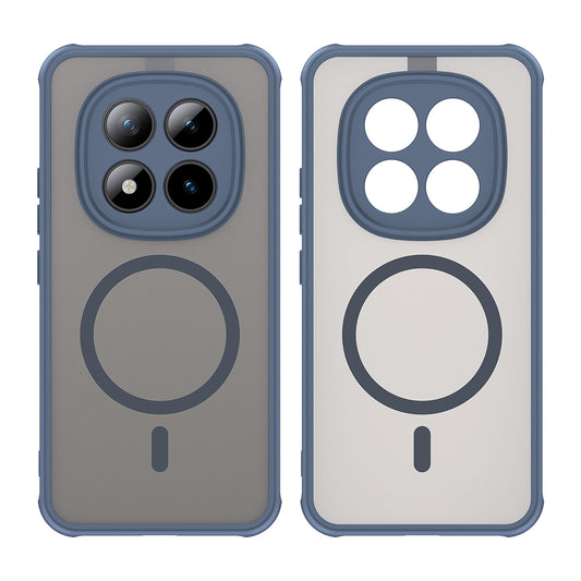 Puzdro MagSafe pre Xiaomi Poco M8 Pro / Redmi Note 15 Pro+ 5G, Techsuit, HaloFrost II, Námornícka modrá