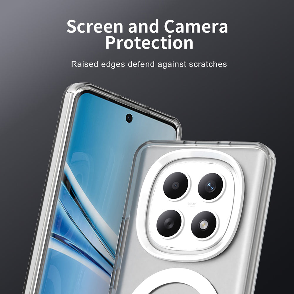 Puzdro MagSafe pre Xiaomi Poco M8 / Redmi Note 15 5G / Note 15 4G, Techsuit, CandyCase, Biela