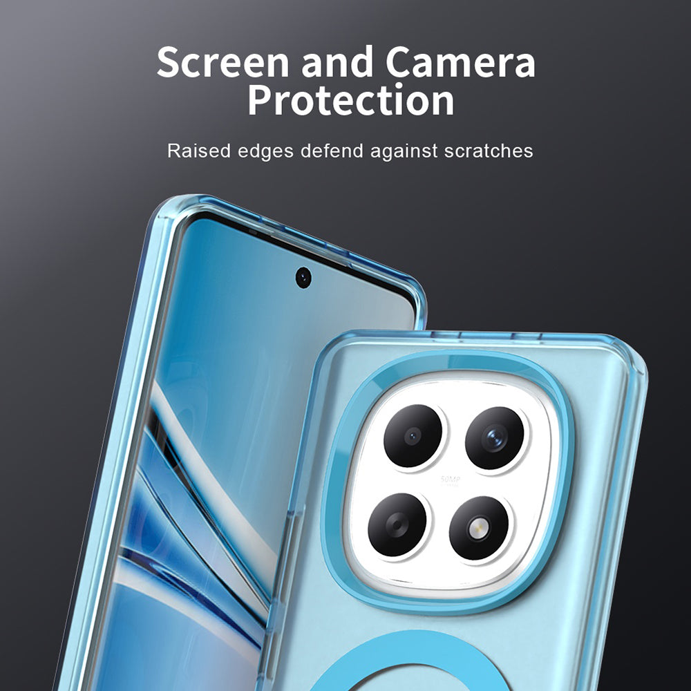 Puzdro MagSafe pre Xiaomi Poco M8 / Redmi Note 15 5G / Note 15 4G, Techsuit, CandyCase, Modrá
