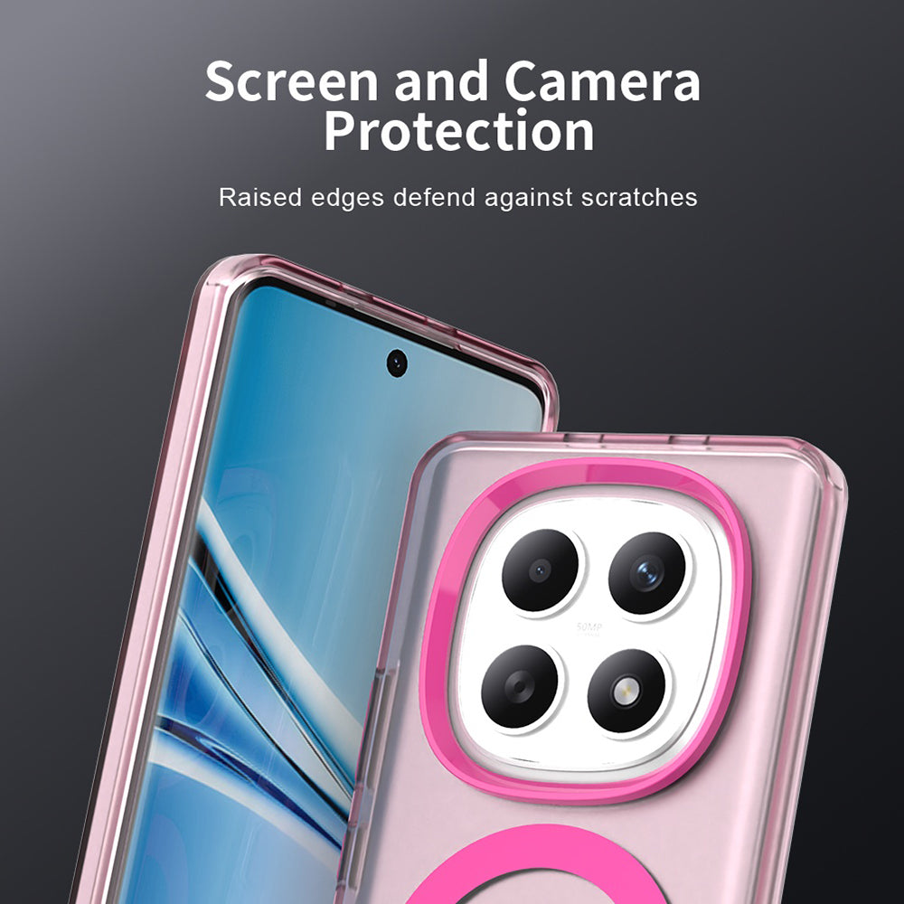 Puzdro MagSafe pre Xiaomi Poco M8 / Redmi Note 15 5G / Note 15 4G, Techsuit, CandyCase, Ružová
