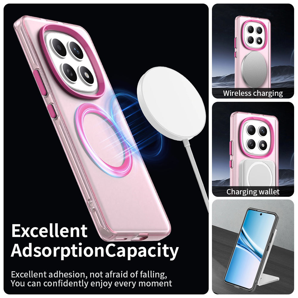 Puzdro MagSafe pre Xiaomi Poco M8 / Redmi Note 15 5G / Note 15 4G, Techsuit, CandyCase, Ružová