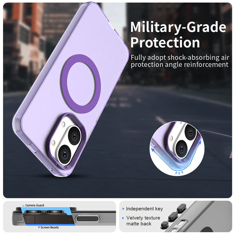 MagSafe púzdro pre Xiaomi Poco X8 Pro Max, Techsuit, CandyCase, fialové