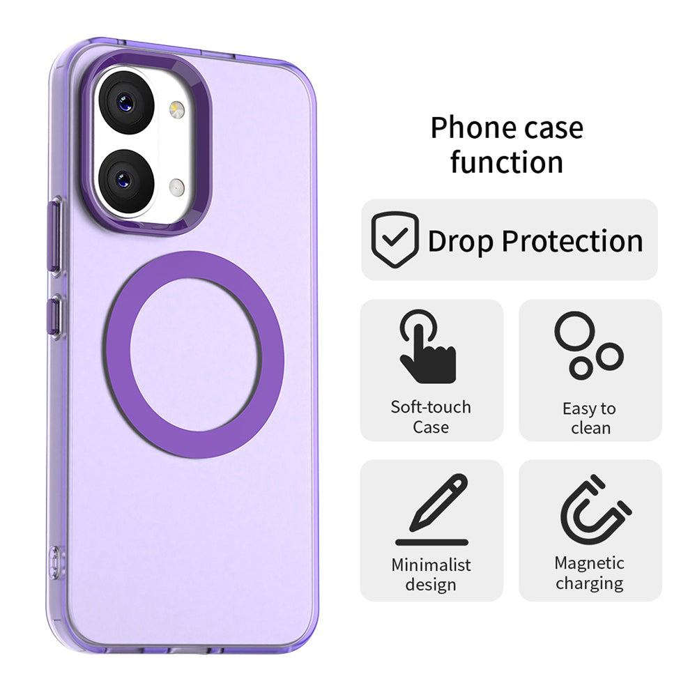MagSafe púzdro pre Xiaomi Poco X8 Pro Max, Techsuit, CandyCase, fialové