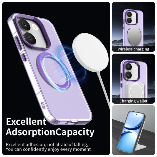 MagSafe púzdro pre Xiaomi Poco X8 Pro, Techsuit, CandyCase, Fialová